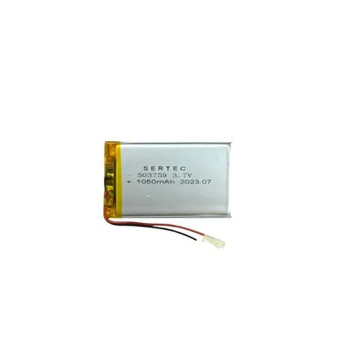 503759 3.7V 1200 MAh Li-Polymer Pil (Devreli/1.5A)