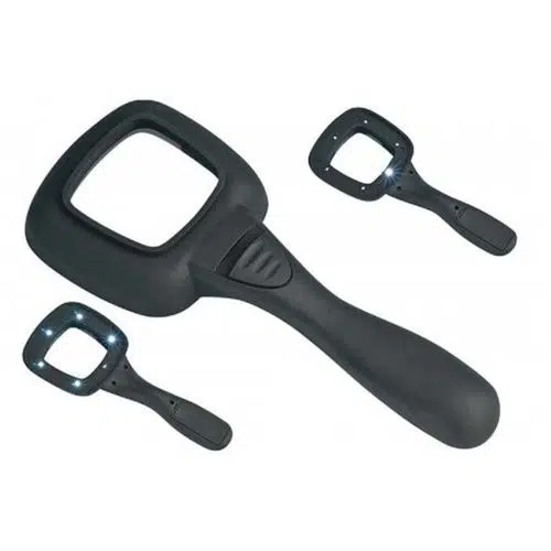 6 Ledli Ve Mor Işıklı Büyüteç 60Mm
