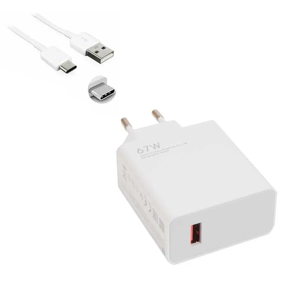 67W USB To Type-C Şarj Cihazı - Şarj Kablosu 67W USB To Type-C Şarj Cihazı - Şarj Kablosu
