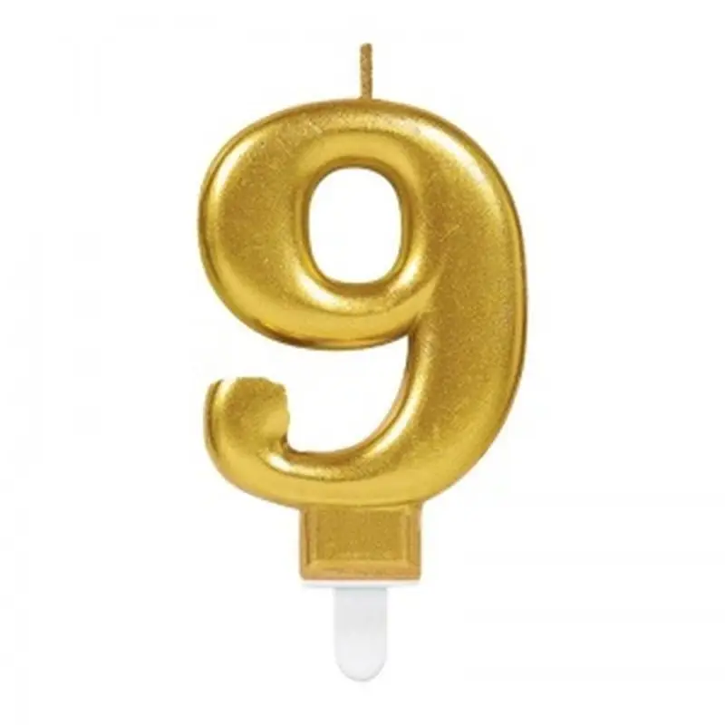 9 Rakam Mum Gold Renk 9 Rakam Mum Gold Renk