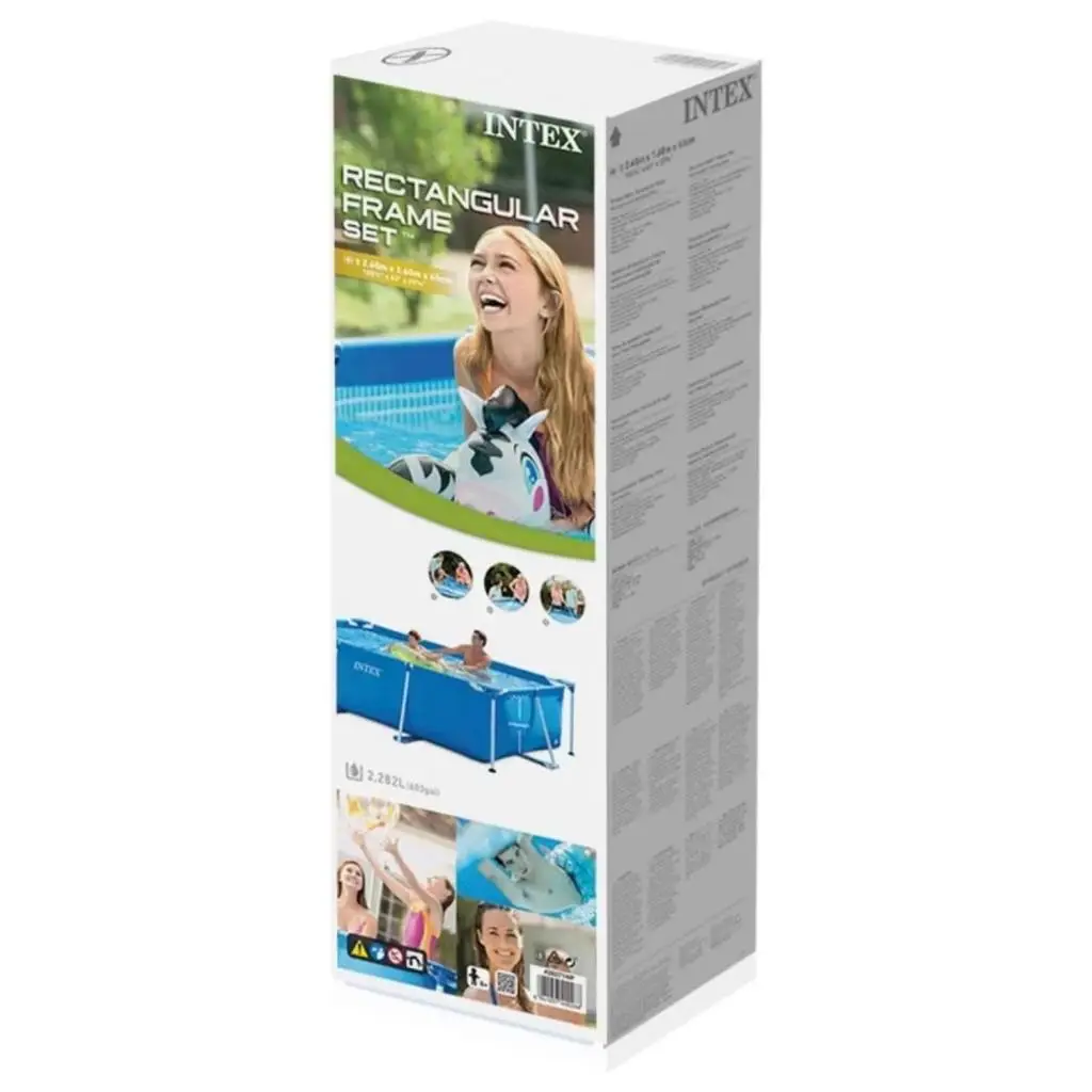 Aile Havuzu - Dikdörtgen Prefabrik - Intex - 260*160*65 cm (28271) Aile Havuzu - Dikdörtgen Prefabrik - Intex - 260*160*65 cm (28271)