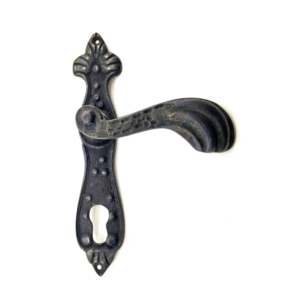 Antika Tarz Dekoratif Pirinç Mevlana Oda Kapı Kolu - 228x48 mm, Oksit Antika Tarz Dekoratif Pirinç Mevlana Oda Kapı Kolu - 228x48 mm, Oksit