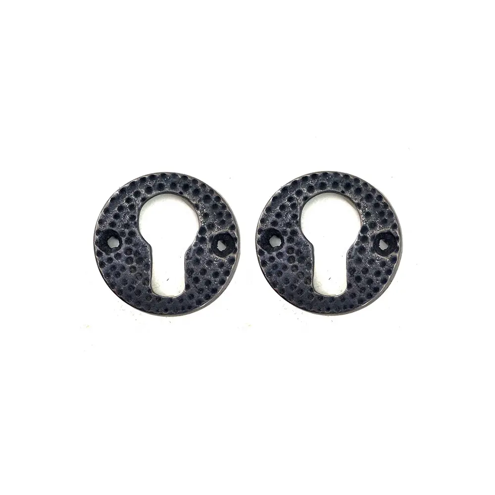 Antika Tarz Dekoratif Pirinç Oda Kilit Rozeti - 49mm, Oksit Antika Tarz Dekoratif Pirinç Oda Kilit Rozeti - 49mm, Oksit