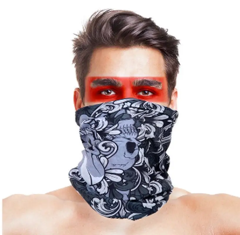 Baf Bandana Kafatası Yapraklı Maske Baf Bandana Kafatası Yapraklı Maske