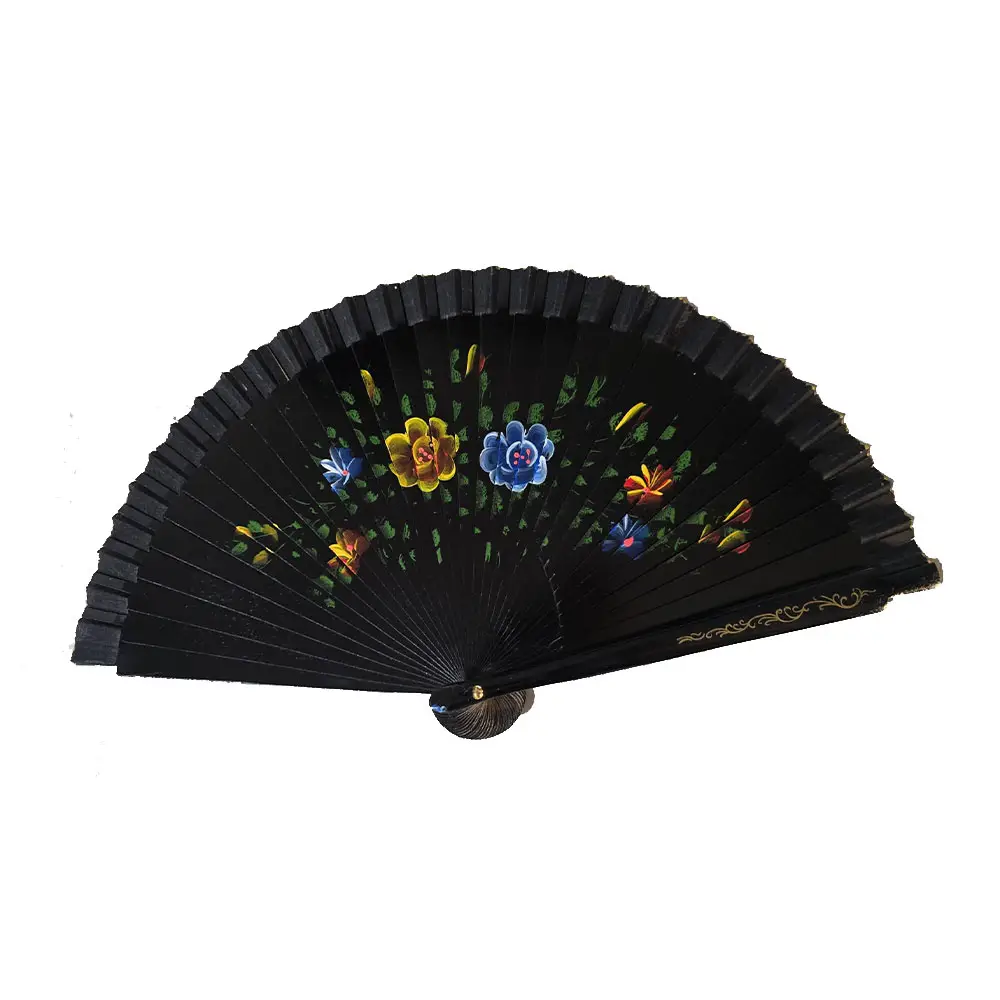 Bambu Çift Taraflı Siyah Yelpaze 12 li Paket Bambu Çift Taraflı Siyah Yelpaze 12 li Paket