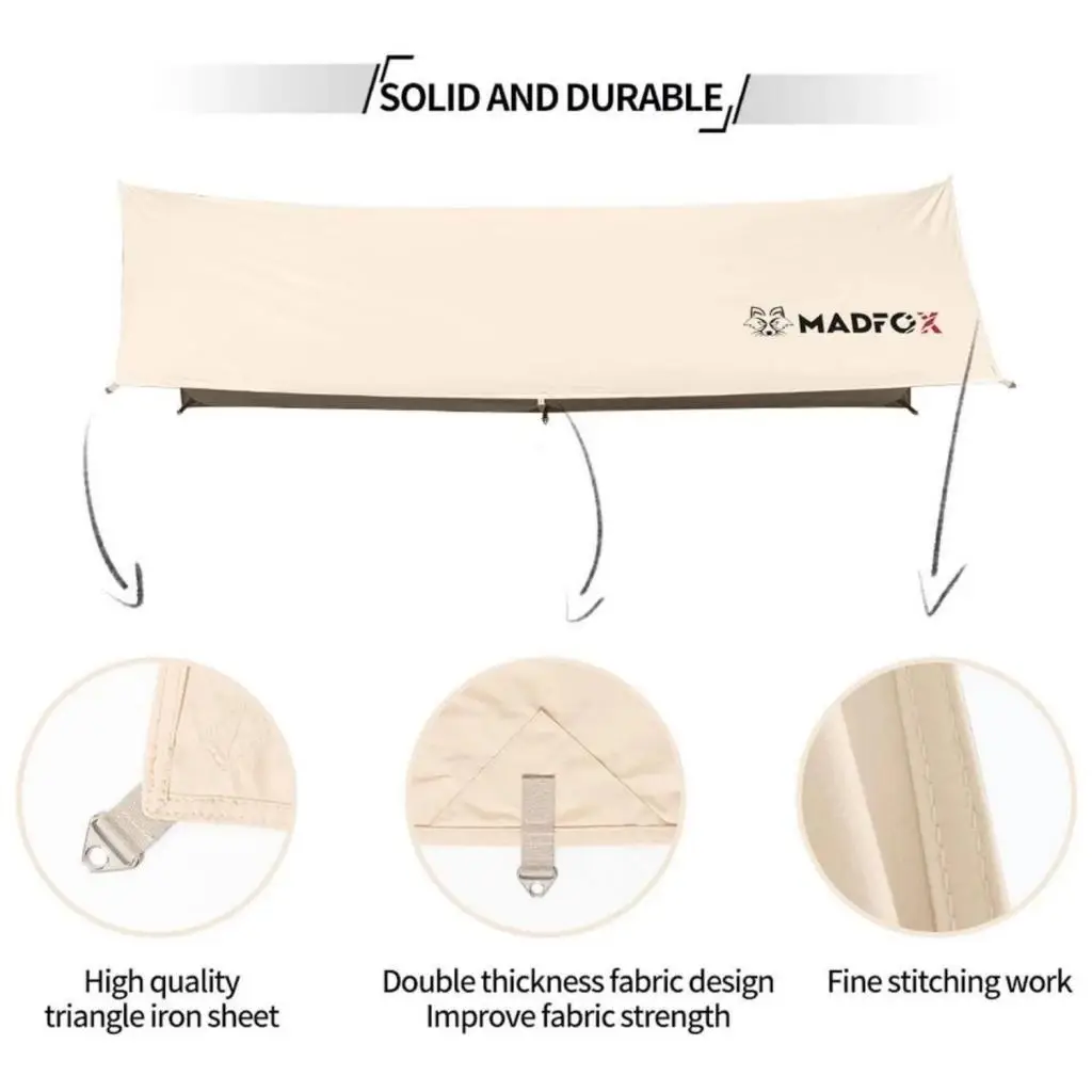 Çadır Brandası - Madfox - Güneş ve Rüzgar Koruma - OEM Kanvas Tarp 4*3 mt Çadır Brandası - Madfox - Güneş ve Rüzgar Koruma - OEM Kanvas Tarp 4*3 mt