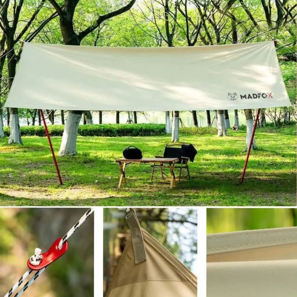 Çadır Brandası - Madfox - Güneş ve Rüzgar Koruma - OEM Kanvas Tarp 4*3 mt Çadır Brandası - Madfox - Güneş ve Rüzgar Koruma - OEM Kanvas Tarp 4*3 mt