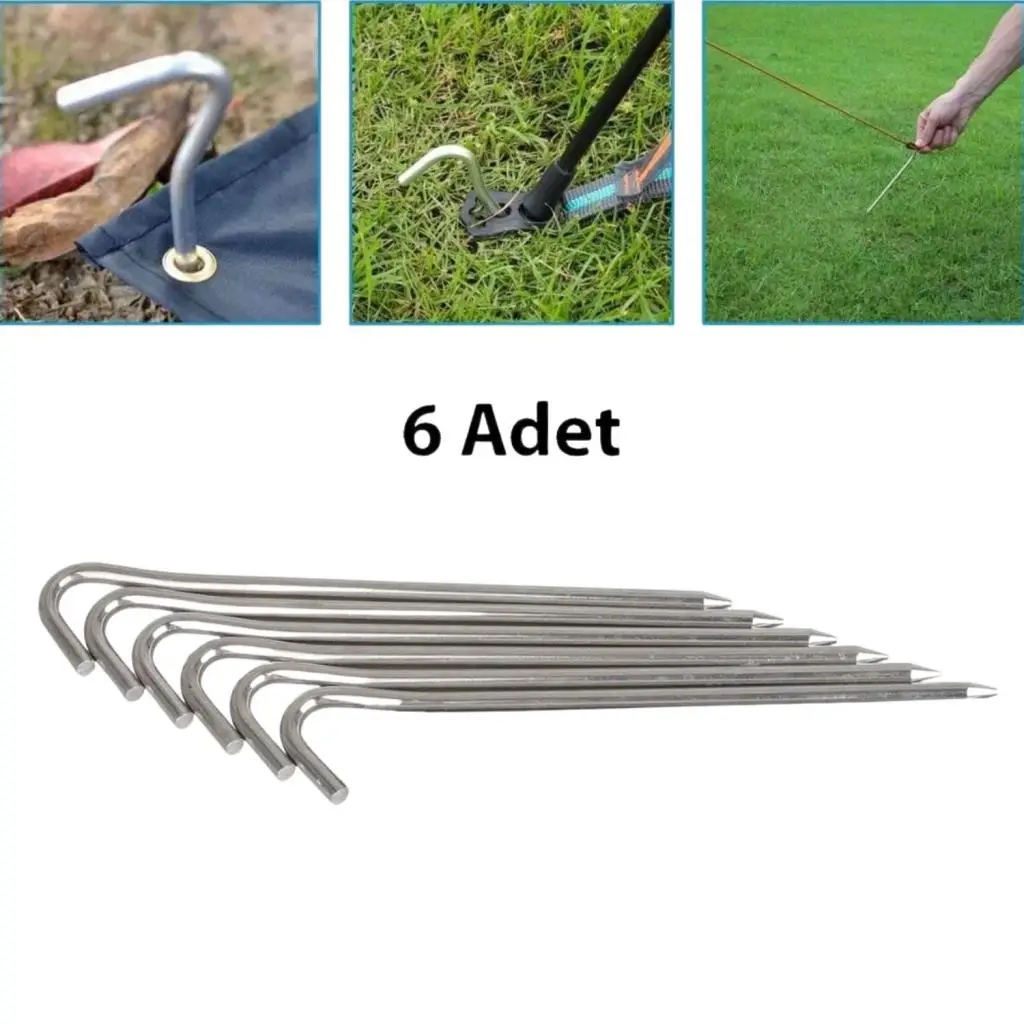 Çadır Kazığı - Madfox Skewer C-Kafa - 6 Parça - 18 cm - 547329 Çadır Kazığı - Madfox Skewer C-Kafa - 6 Parça - 18 cm - 547329