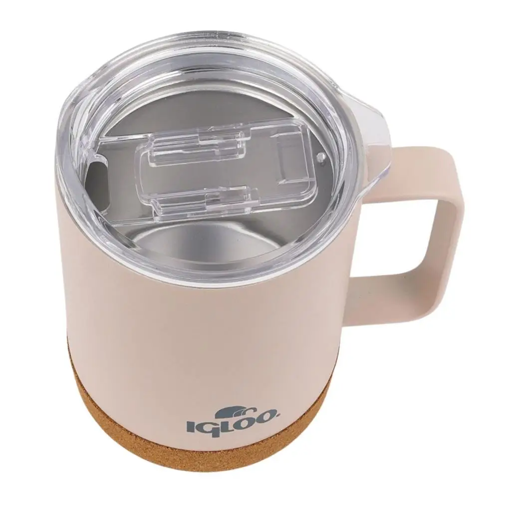 Çelik Mug Termos - Igloo - Cork - 350ml - Bej - 205696 Çelik Mug Termos - Igloo - Cork - 350ml - Bej - 205696