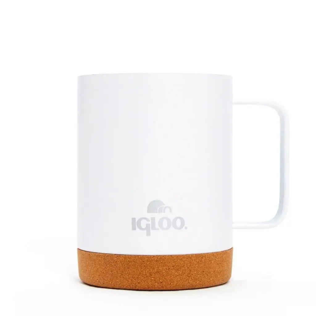 Çelik Mug Termos - Igloo - Cork - 350ml - Beyaz - 205696 Çelik Mug Termos - Igloo - Cork - 350ml - Beyaz - 205696