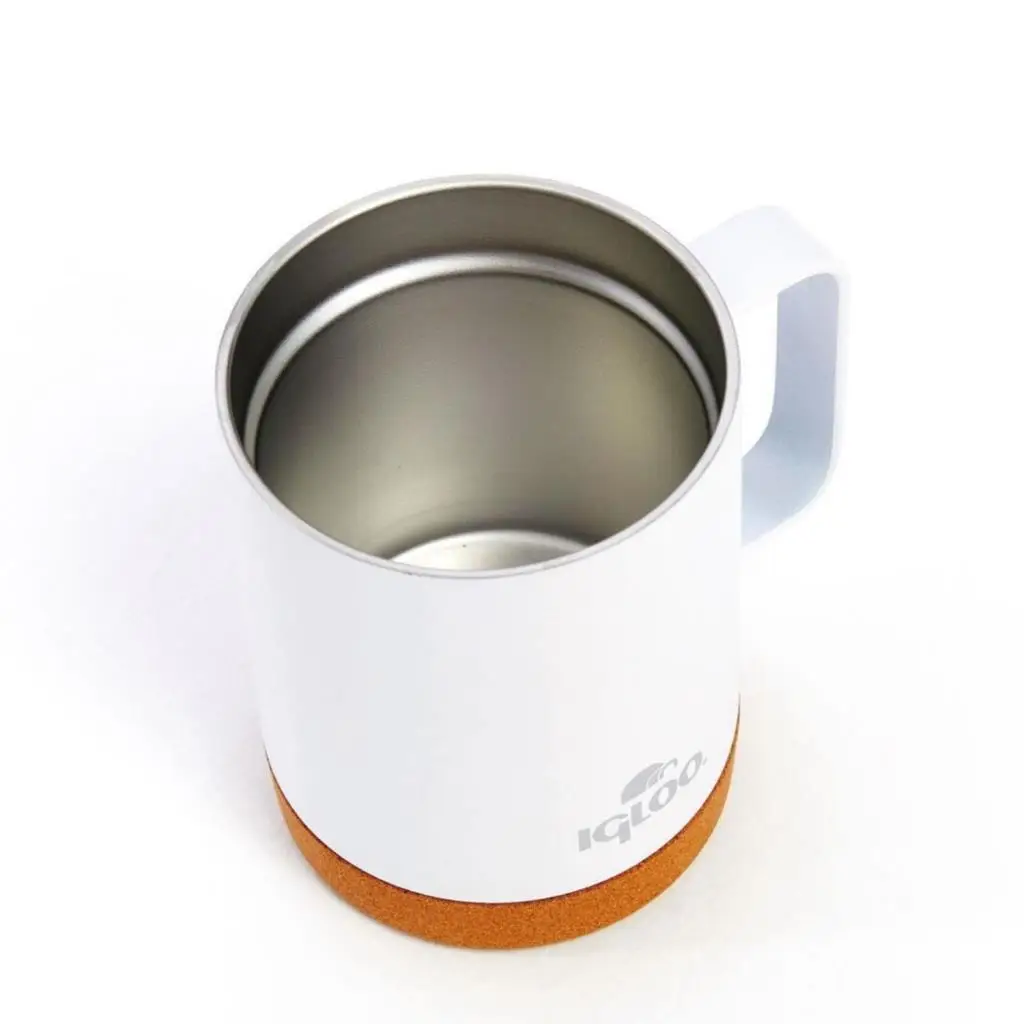 Çelik Mug Termos - Igloo - Cork - 350ml - Beyaz - 205696 Çelik Mug Termos - Igloo - Cork - 350ml - Beyaz - 205696