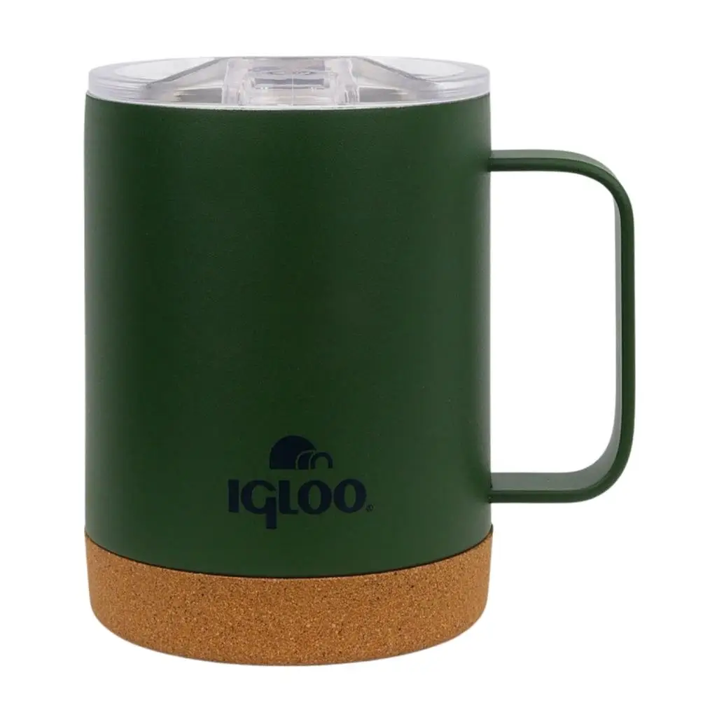 Çelik Mug Termos - Igloo - Cork - 350ml - Haki - 205696 Çelik Mug Termos - Igloo - Cork - 350ml - Haki - 205696