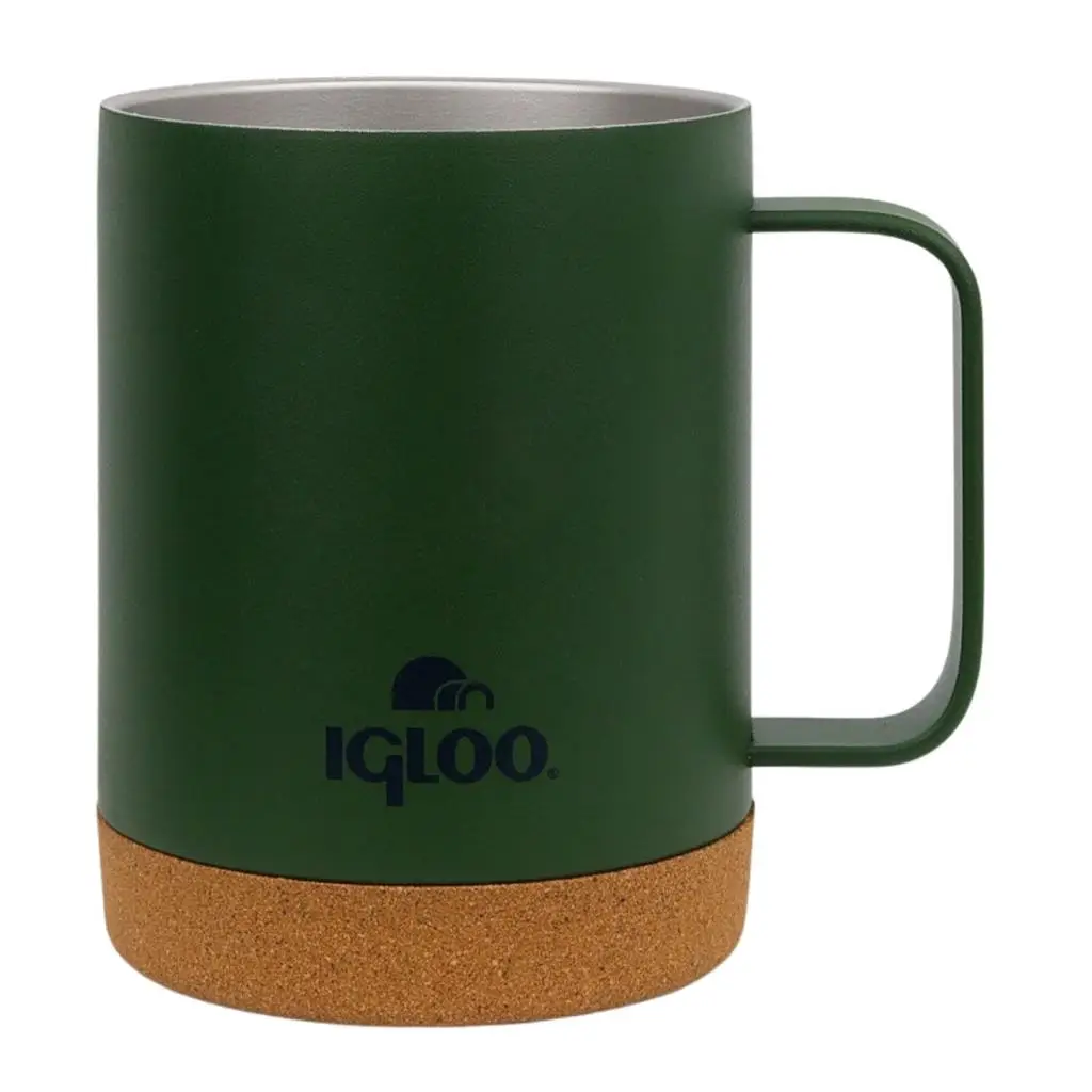 Çelik Mug Termos - Igloo - Cork - 350ml - Haki - 205696 Çelik Mug Termos - Igloo - Cork - 350ml - Haki - 205696