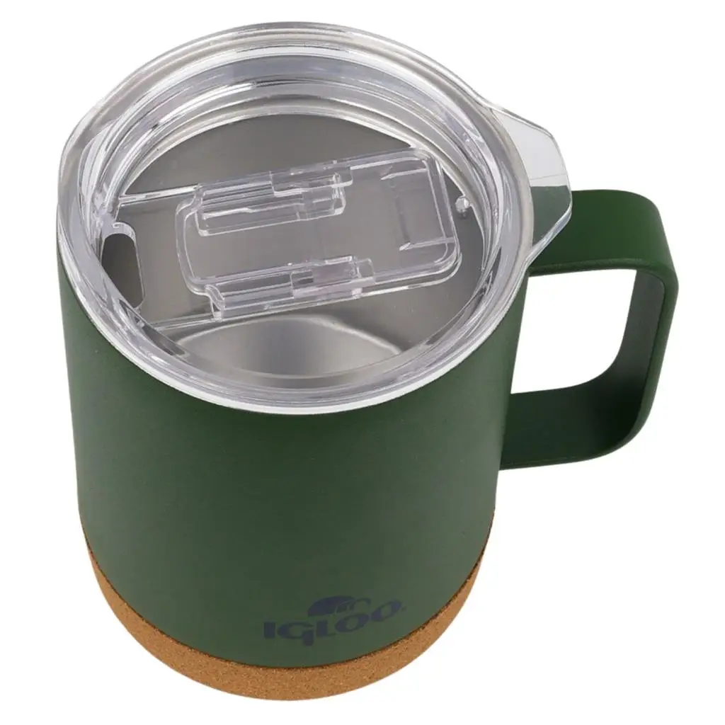 Çelik Mug Termos - Igloo - Cork - 350ml - Haki - 205696 Çelik Mug Termos - Igloo - Cork - 350ml - Haki - 205696