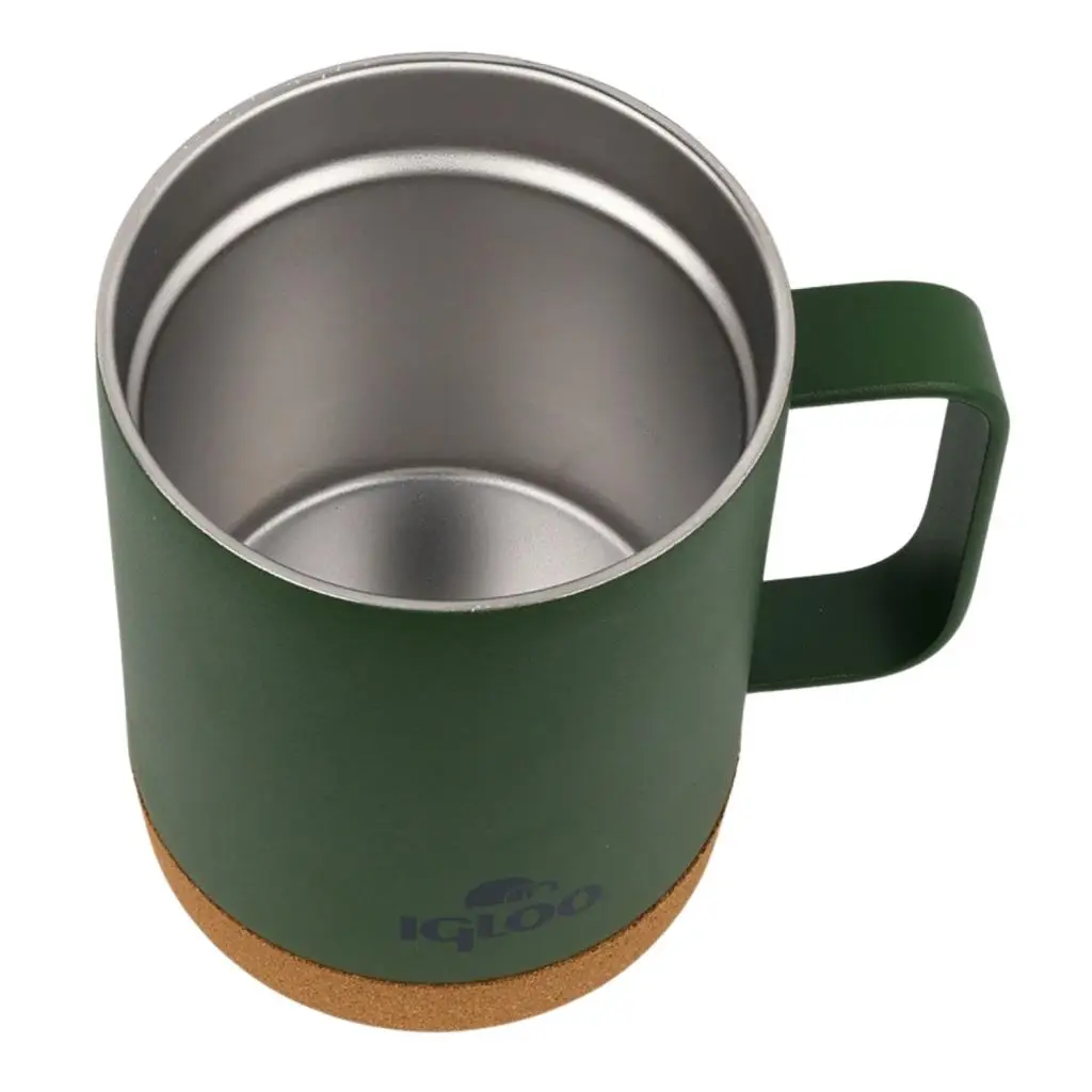 Çelik Mug Termos - Igloo - Cork - 350ml - Haki - 205696 Çelik Mug Termos - Igloo - Cork - 350ml - Haki - 205696