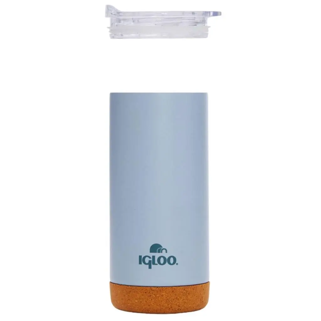 Çelik Mug Termos - Igloo - Cork - 500ml - Duman Mavi - 205695 Çelik Mug Termos - Igloo - Cork - 500ml - Duman Mavi - 205695
