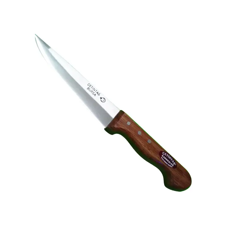 Çetintaş Bursa Kurban ve Kasap Bıçağı No:2, 16 cm, Ahşap Gül Sap Çetintaş Bursa Kurban ve Kasap Bıçağı No:2, 16 cm, Ahşap Gül Sap