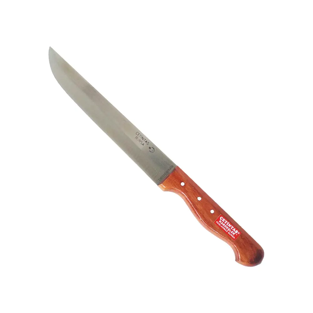 Çetintaş Bursa Mutfak ve Ekmek Bıçağı 16,5 cm, Ahşap Gül Sap Çetintaş Bursa Mutfak ve Ekmek Bıçağı 16,5 cm, Ahşap Gül Sap