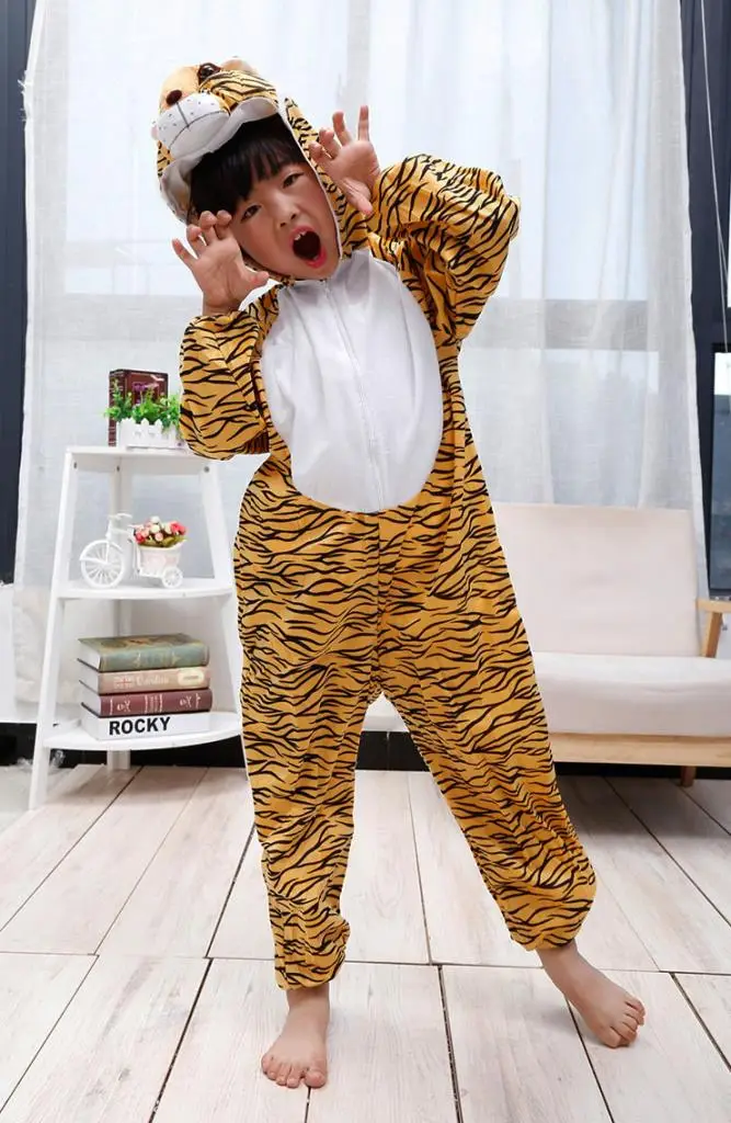 Çocuk Kaplan Kostumu - Aslan Kostümü 4-5 Yaş 100 cm Çocuk Kaplan Kostumu - Aslan Kostümü 4-5 Yaş 100 cm