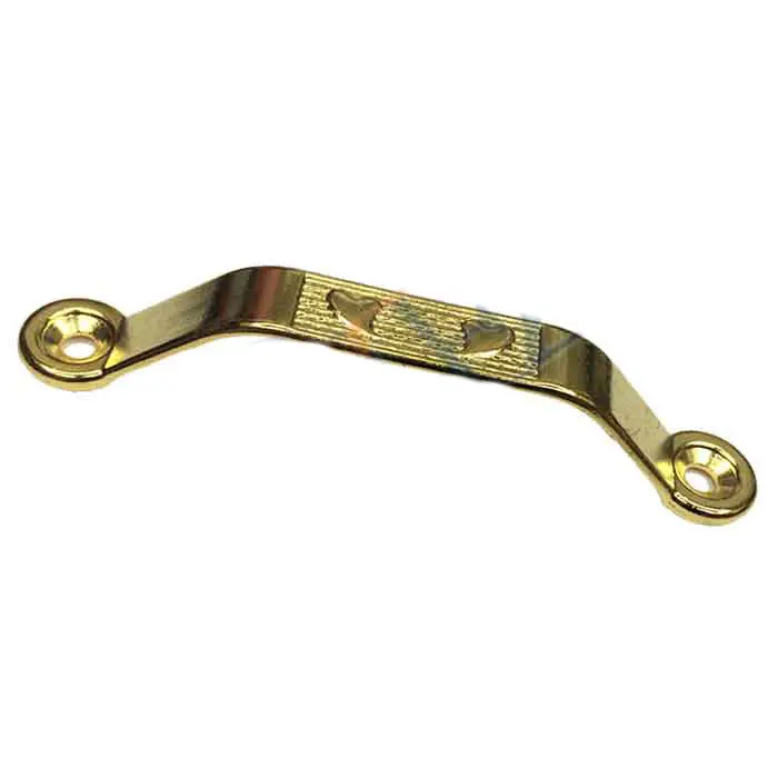 Dekoratif Zamak Kulp Dıştan - 64mm, Sarı, 100 Adet Dekoratif Zamak Kulp Dıştan - 64mm, Sarı, 100 Adet