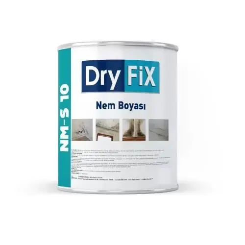 DryFix Nm-S10 Rutubet Nem Küf Engelleyici Boya 1 Kg Beyaz DryFix Nm-S10 Rutubet Nem Küf Engelleyici Boya 1 Kg Beyaz