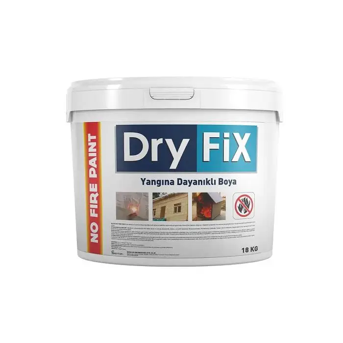 DryFix No Fire Paint Yangın Geciktirici Alev Almayan Yanmaz Boya 18 Kg Ral 7040 Koyu Gri DryFix No Fire Paint Yangın Geciktirici Alev Almayan Yanmaz Boya 18 Kg Ral 7040 Koyu Gri