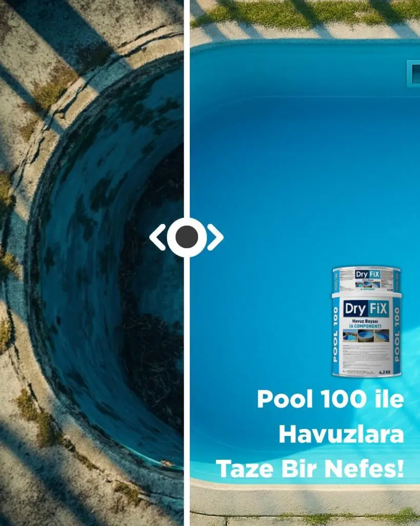 DryFix PooL100 Havuz Boyası Mavi 4.5 Kg DryFix PooL100 Havuz Boyası Mavi 4.5 Kg