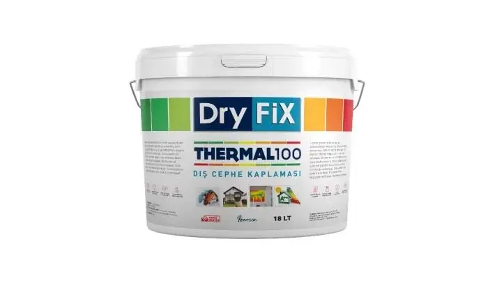 DryFix Thermal 100 Isı Yalıtım Kaplaması 18 Lt Beyaz DryFix Thermal 100 Isı Yalıtım Kaplaması 18 Lt Beyaz