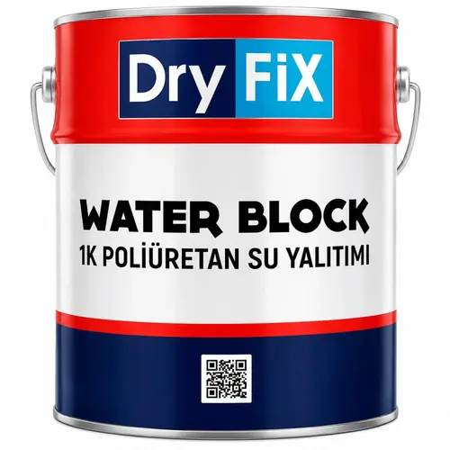 DryFix Water Block 1K Poliüretan Su Yalıtımı 25 Kg Gri