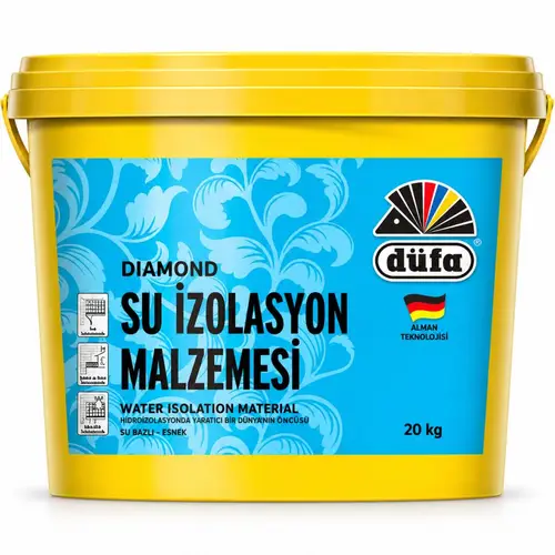 Düfa Diamond Su Kesici Çatı İzolasyon Malzemesi 20 Kg Beyaz