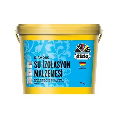 Düfa Diamond Su Kesici Çatı İzolasyon Malzemesi 20 Kg Ral 7040 Gri