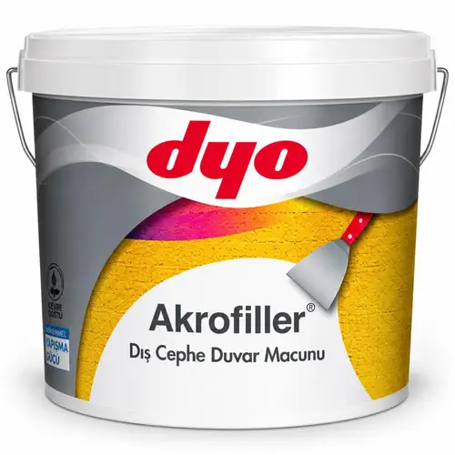 Dyo Akrofiller Dış Cephe Macunu 4.5 Kg Beyaz