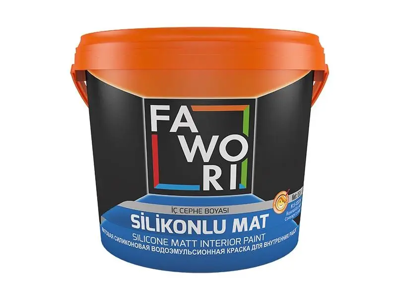 Fawori Silikonlu Mat İç Cephe Boyası 10 Kg Beyaz Fawori Silikonlu Mat İç Cephe Boyası 10 Kg Beyaz
