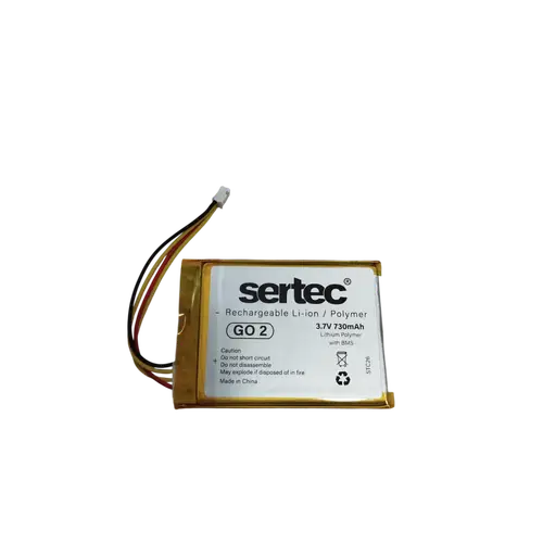 Go 2 uyumlu 3.7v 730 mah Soketli Batarya