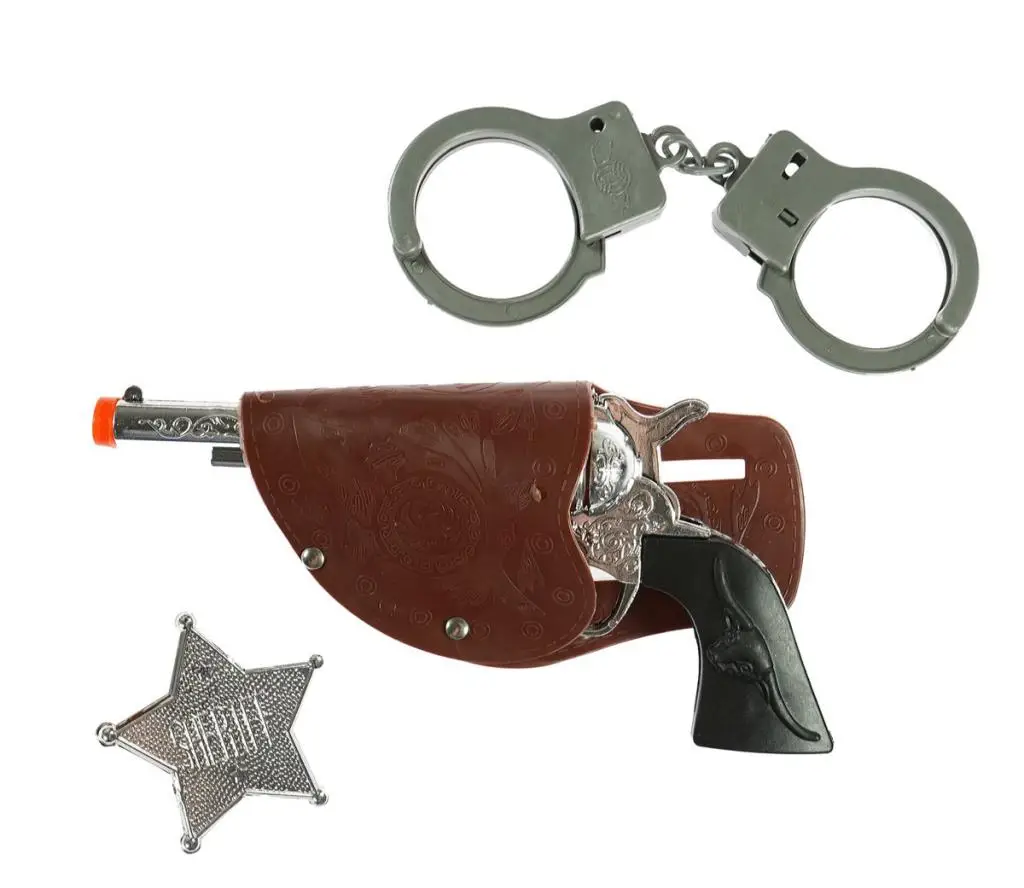 Gösteriler İçin Kovboy Sheriff Kelepçesi ve Rozet Kostüm Seti 3 Parça Gösteriler İçin Kovboy Sheriff Kelepçesi ve Rozet Kostüm Seti 3 Parça