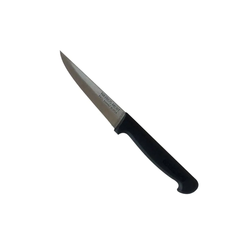 H.M. Paslanmaz Bursa Sebze Bıçağı 11 cm, Plastik Sap H.M. Paslanmaz Bursa Sebze Bıçağı 11 cm, Plastik Sap