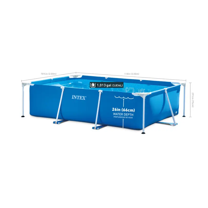 Aile Havuzu - Intex - Dikdörtgen Prefabrik - 300 x 200 x 75 cm (28272) Aile Havuzu - Intex - Dikdörtgen Prefabrik - 300 x 200 x 75 cm (28272)