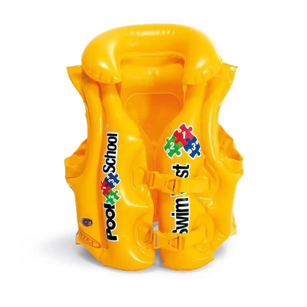 Çocuk Can Yeleği - Intex - Yakalı - Sarı (58660) Çocuk Can Yeleği - Intex - Yakalı - Sarı (58660)