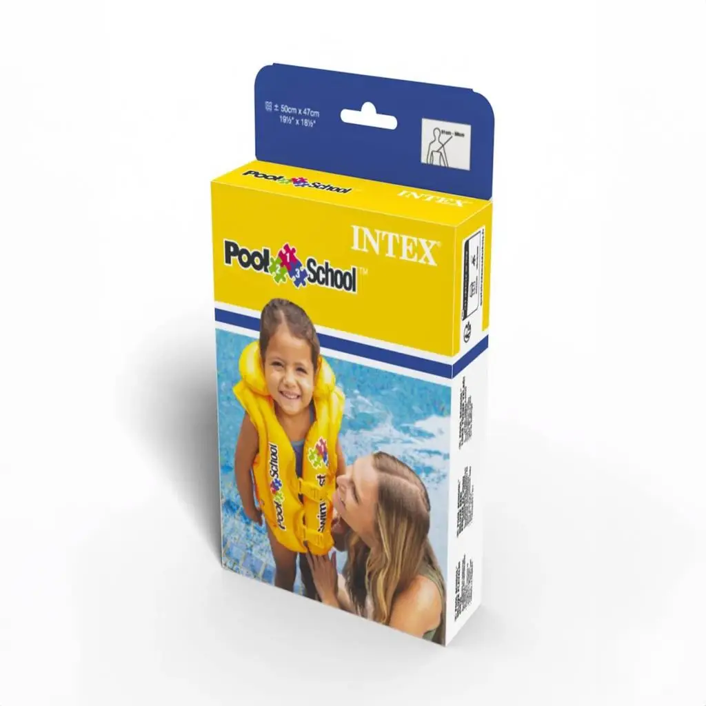 Çocuk Can Yeleği - Intex - Yakalı - Sarı (58660) Çocuk Can Yeleği - Intex - Yakalı - Sarı (58660)