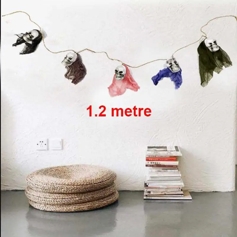 İp Üzeri 5 Adet Kuru Kafa Asmalı Süs 1.2 Metre İp Üzeri 5 Adet Kuru Kafa Asmalı Süs 1.2 Metre
