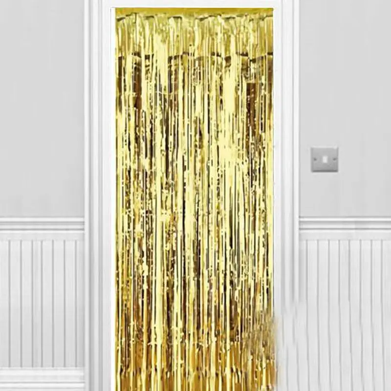 Işıltılı Duvar ve Kapı Perdesi Gold 90x200 cm Işıltılı Duvar ve Kapı Perdesi Gold 90x200 cm