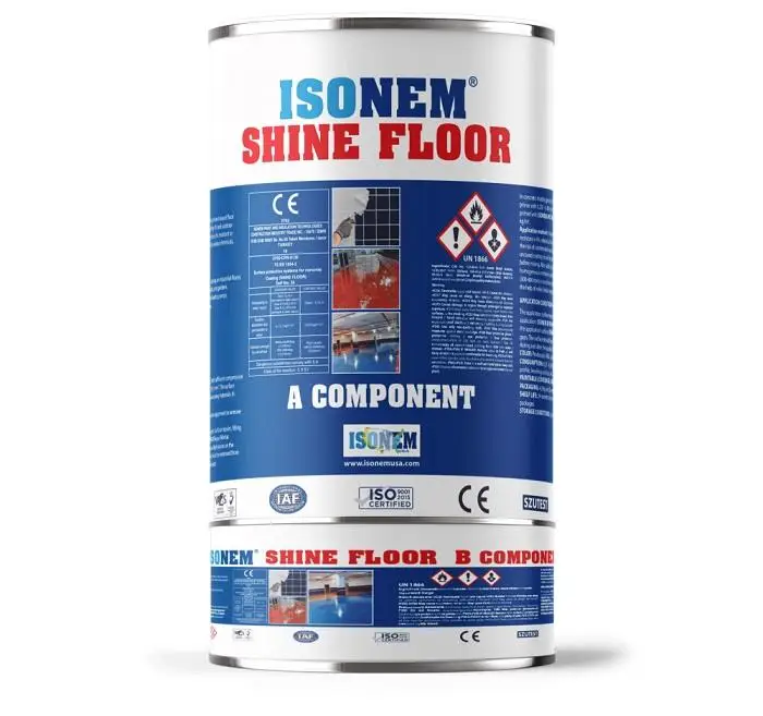 İsonem Shine Floor Solvent Bazlı Fayans Boyası 4.5 Kg Siyah İsonem Shine Floor Solvent Bazlı Fayans Boyası 4.5 Kg Siyah