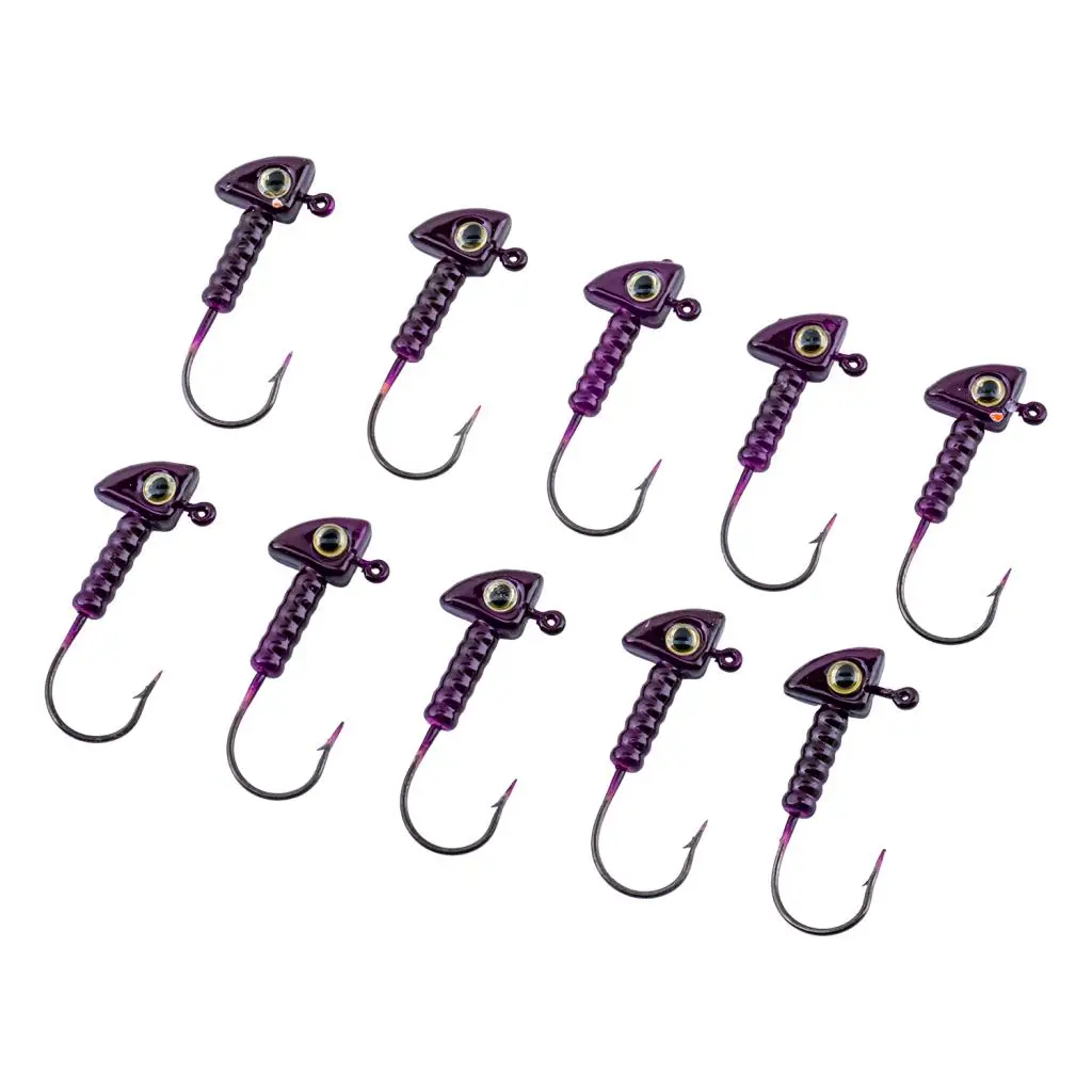 Jighead - Zoka - Kurşunlu Olta İğnesi - (XH-A 06) - Mor - 7 Gr - 10 Adet Jighead - Zoka - Kurşunlu Olta İğnesi - (XH-A 06) - Mor - 7 Gr - 10 Adet