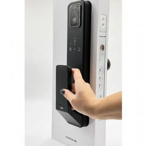 Kale KD050/50-400 Elektronik Çelik Kapı Kilidi – Motorlu, Kameralı, WiFi ve Parmak İzi Okuyuculu