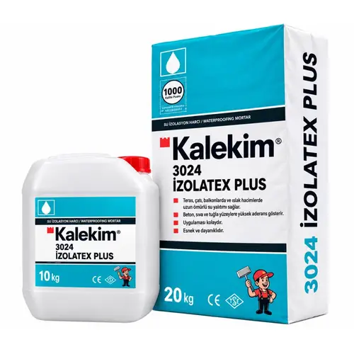 Kalekim 3024 İzolatex Plus Tam Elastik Su Yalıtım Harcı 20+10 Kg