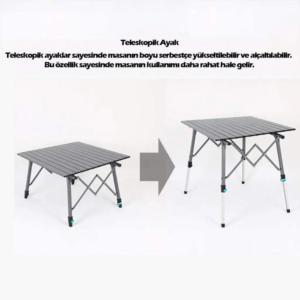 Katlanabilir Alüminyum Kamp Masası - Akordion - Madfox Skylite - Siyah - 546249 Katlanabilir Alüminyum Kamp Masası - Akordion - Madfox Skylite - Siyah - 546249