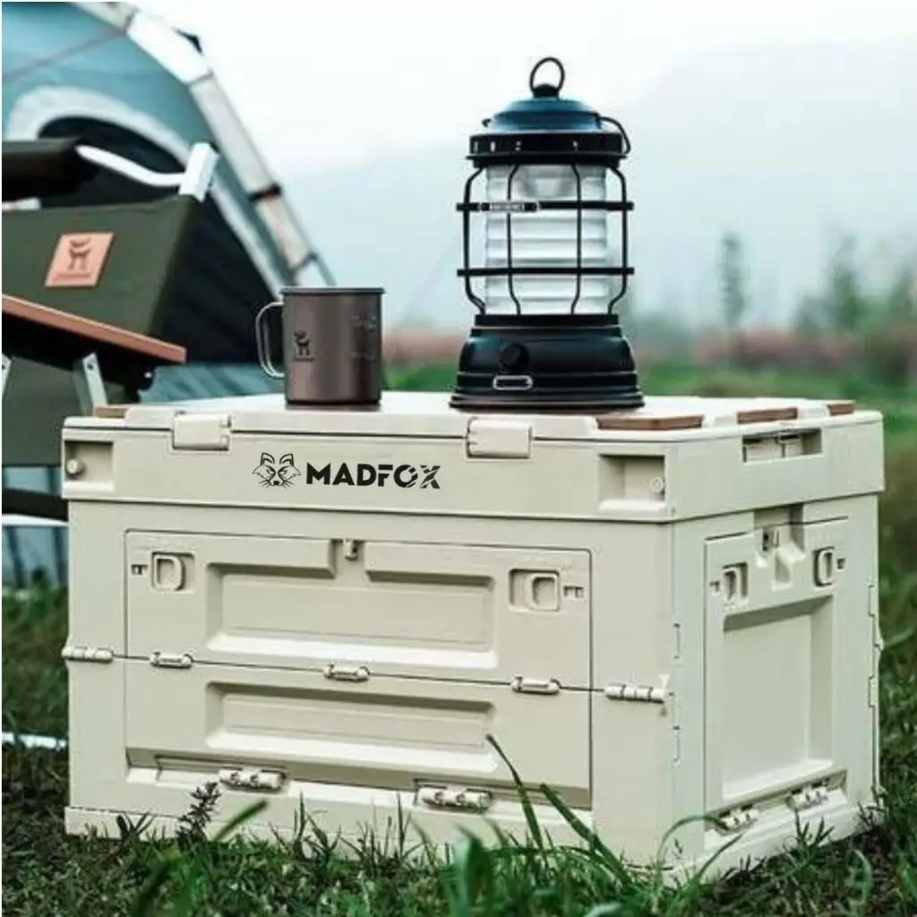 Katlanabilir Kamp Saklama Kutusu - 60 LT - Madfox - Haki - 547304 Katlanabilir Kamp Saklama Kutusu - 60 LT - Madfox - Haki - 547304