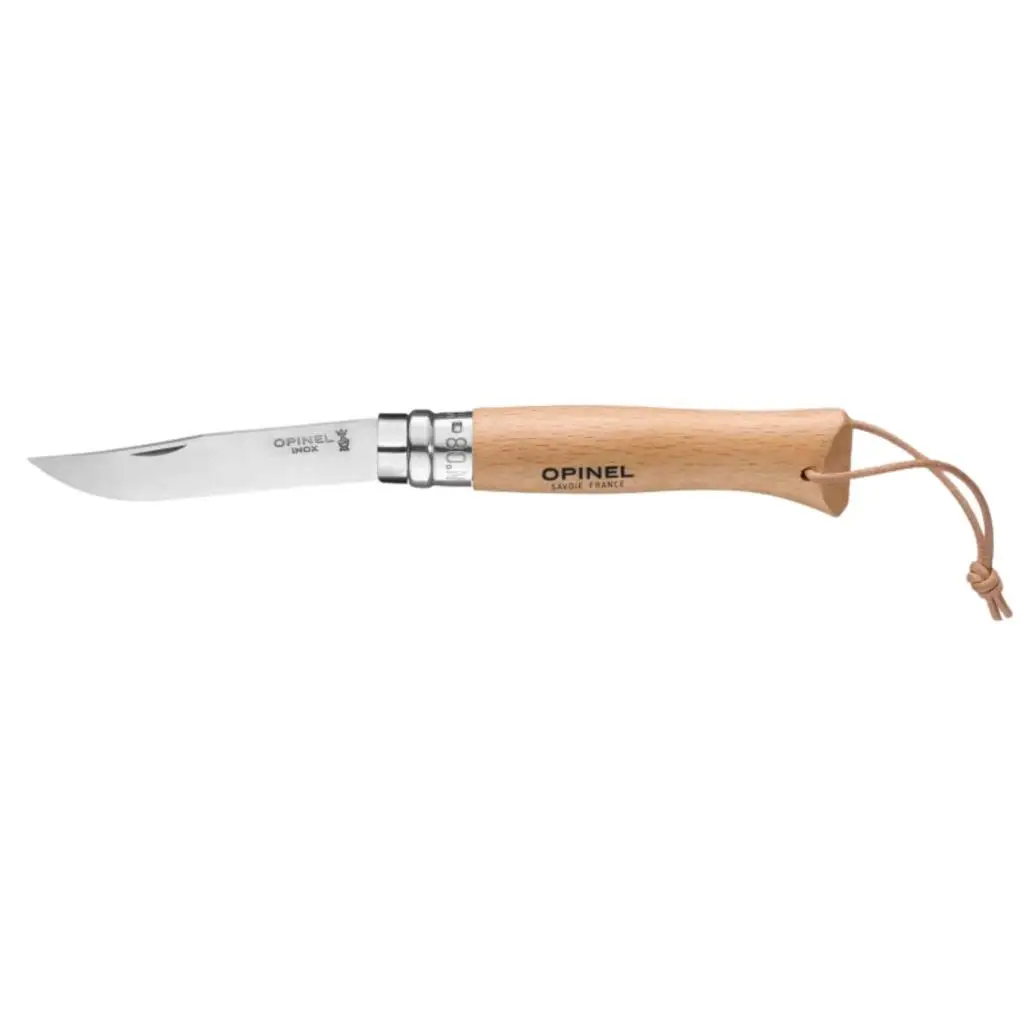 Katlanır Cep Çakısı - Opinel - Gürgen Ağacı Sap - Naturel - No:8 Katlanır Cep Çakısı - Opinel - Gürgen Ağacı Sap - Naturel - No:8
