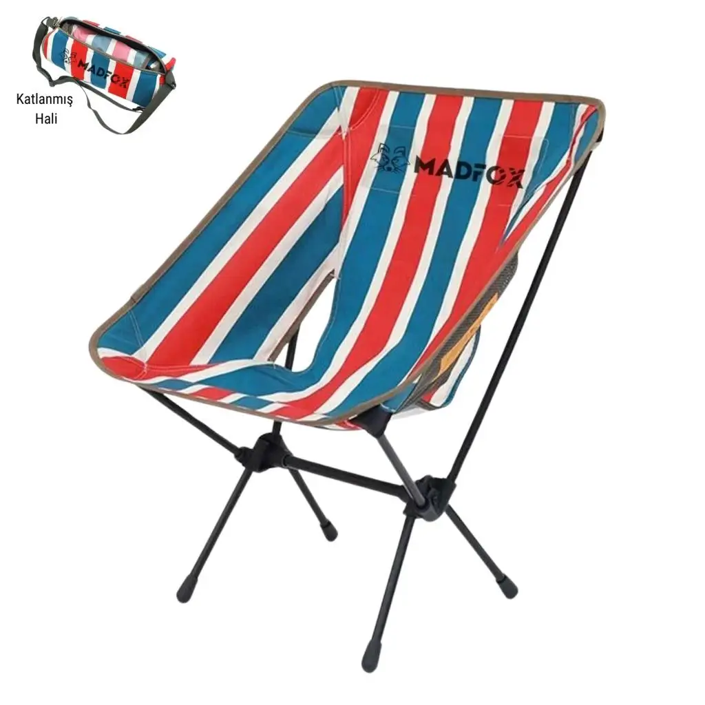 Katlanır Kamp Piknik Sandalyesi - Madfox Infinity Ultralight - R.Çizgili -547214 - Taşıma Çantalı Katlanır Kamp Piknik Sandalyesi - Madfox Infinity Ultralight - R.Çizgili -547214 - Taşıma Çantalı
