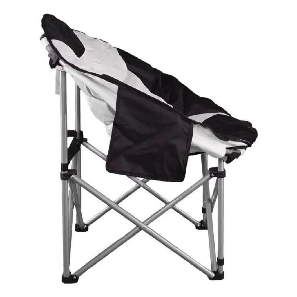Katlanır Kamp Piknik Sandalyesi - Madfox Moonchair Deluxe - Siyah/Gri - 547212 - Taşıma Çantalı Katlanır Kamp Piknik Sandalyesi - Madfox Moonchair Deluxe - Siyah/Gri - 547212 - Taşıma Çantalı
